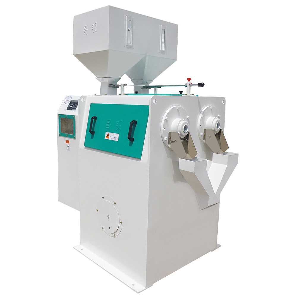 Double Roller Rice Machine